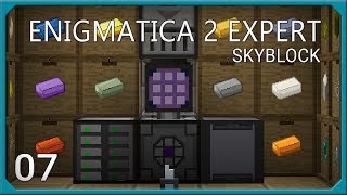 Enigmatica 2 Expert Skyblock EP7 Starting AE2  Advanced Inscriber [upl. by Jaine931]