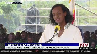 Thanksgiving prayer breakfast underway at Kololo grounds [upl. by Goddart132]