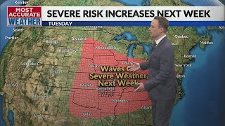 Risk of rain showing up nearly every day severe weather joins in next week [upl. by O'Mahony]