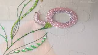 Luneville Embroidery Tutorial Professional Lesson 3 [upl. by Belcher]