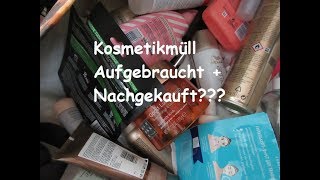 Aufgebrauchtes Kosmetikmüll Was kaufe ich nach was nicht [upl. by Borman]