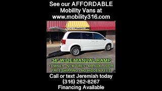 Wheelchairmobility van 2016 Dodge Caravan SE 4172 49k Miles 34495 [upl. by Bellew388]