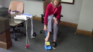 Occupational Therapy Tip Using a sock aid to put on your socks [upl. by Geerts]