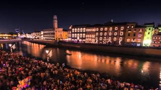 Luminara di Pisa  TIMELAPSE HD [upl. by Assed]