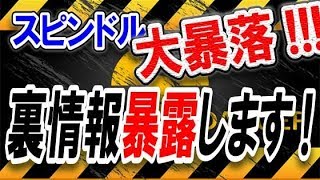 【仮想通貨】スピンドル大暴落 裏情報暴露します！ [upl. by Emiaj738]