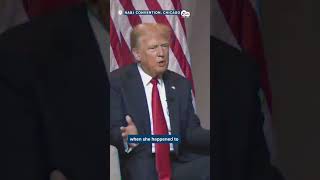 Former President Trump on Kamala Harris quotI didnt know she was Black Is she Indian or Blackquot [upl. by Fiorenze783]