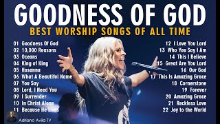 Special Hillsong Worship Songs Playlist 2024 🙏 Goodness Of God 10000 Reasons Oceans 169 [upl. by Okwu65]