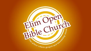 Divine Worship Service October 13 2024  Elim Open Bible Church [upl. by Chesna]