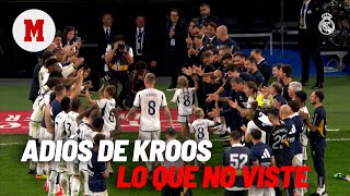 Lo mejor de la despedida de Kroos tras el pitido final en el Bernabéu I MARCA [upl. by Asiilanna851]