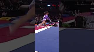 🤕 MUST SEE GABBY DOUGLAS REBOUNDS TO THE MOON gymnastics viralvideo [upl. by Rodmann]