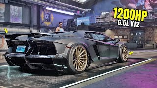 Need for Speed Heat Gameplay  1200HP LAMBORGHINI AVENTADOR S MANSORY Customization  Max Build [upl. by Ssilem]