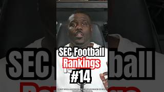 Arkansas Razorbacks 14 SEC Conference Football Rankings collegefootball [upl. by Nohsram]