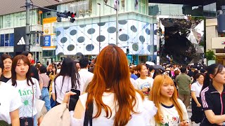 Tokyo Walk  Harajukus Takeshita Street is a eating and walking spot  June 2024 [upl. by Adnilemreh398]