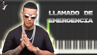 Daddy Yankee  Llamado De Emergencia  Instrumental Piano Tutorial  Partitura  Karaoke  MIDI [upl. by Ajam]