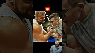 Levon showed the real strength of Sarychev 😱☠️💪 armwrestling levansaginashvili shorts [upl. by Notxed]