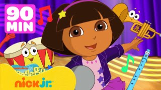 Dora la Exploradora  ¡Maratón musical con Dora la Exploradora  Nick Jr en Español [upl. by Given]