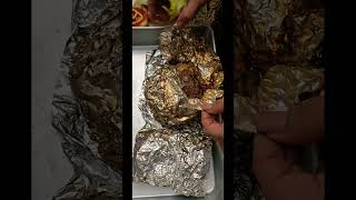 Foil burgers on the grill burger grill cooking beefburger food shorts explore [upl. by Kirkpatrick309]