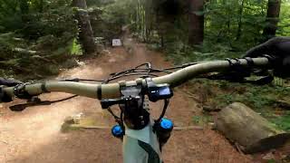 Sherwood Pines MTB  Full POV Red Outlaw Trail [upl. by Roxine]