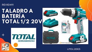 Review Taladro TOTAL a bateria de 12 20v UTDLI2003 Ferrotiendacom [upl. by Netsrak]