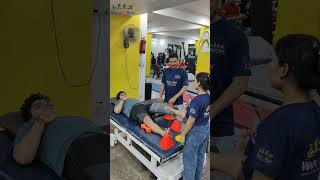 Successful Hemiplegia treatment at walk n run Noida physio physiotherapy paraplegic fitness [upl. by Gnat5]