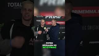 Denis ma respekt do Taazy Wywiad po konferencji Prime MMA X youtubeshorts shorts [upl. by Nevile]