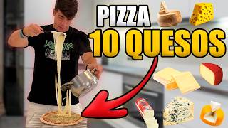 Probando La PIZZA Mas Viral TIENE 10 QUESOS [upl. by Mloc]