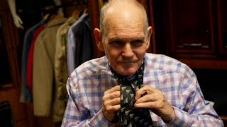 David Saxby Talking about Cravats Cravat Mens Style [upl. by Euqor]