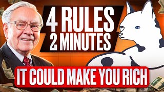 4 Warren Buffet Rules in 2 Minutes [upl. by Hannazus]