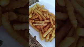 Vinces Cheesesteak and fries MATS shorts food foodie [upl. by Yanffit]