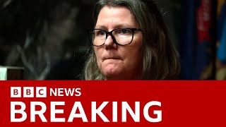 Michigan school shooters mother Jennifer Crumbley guilty of involuntary manslaughter  BBC News [upl. by Itida]