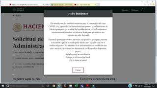 Cancelar cita SAT 2020Aprende fácil🤑Contabilidad para todos [upl. by Anneres]