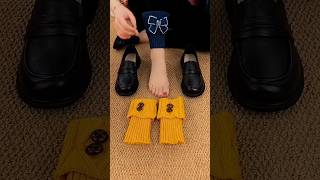 Cozy Up Knitted Leg Warmers for Ultimate Foot and Ankle Protectionshorts viralvideo trending [upl. by Arded553]