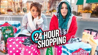 24 HOUR Shopping Challenge Niki and Gabi [upl. by Thea]