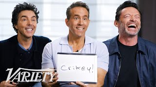 How Well Do Ryan Reynolds Hugh Jackman amp Deadpool amp Wolverine Director Shawn Levy Know Each Other [upl. by Hamann]