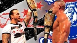 WWE  Cm Punk And John Cena Theme Songs Remix [upl. by Ala]