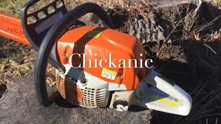 How to install a NEW PULL ROPE in your CHAINSAW MS251 Stihl [upl. by Zap]