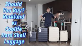 Should You Buy Rockland vs Coolife Hard Shell Luggage [upl. by Anyel]