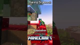 I Made Skyblock in Minecraft Hardcore 7 [upl. by Norita266]