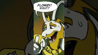 Flowey Origins Part 3 Undertale Comic Dub Undertale shorts flowey [upl. by Esirehs]