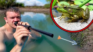 I Hunted Bullfrogs with a Blowgun [upl. by Stauffer]