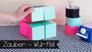 Zauberwürfel selber basteln I DIY I Kinder I Upcycling I Basteln [upl. by Centeno]