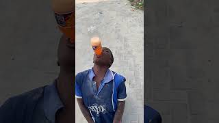 CocaCola head up game funny fun viralvideo fashion trending trend comedy fyp viralshort [upl. by Eirtemed]