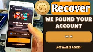 Memefi wallet recovery phrase  memefi wallet recover option  Memefi Lost Wallet memefiwallet [upl. by Luapnaej]