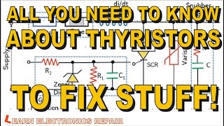 All You Need To KNOW About SCR Thyristors Traics and Diacs To FIX Stuff How They work tutorial [upl. by Lavery]