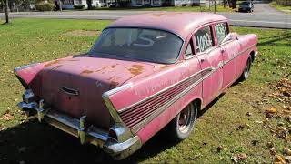 1957 Chevy 4 door Sedan Custom [upl. by Eddana]