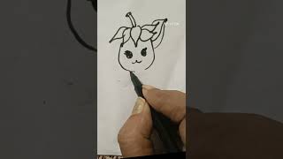 Cat Eating Strawberry 🍓 drawingeasy art catlover shortvideo shorts [upl. by Farlay]