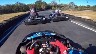 Race 2 of 3 18th of JulySlideways gokarting pimpama [upl. by Rahab]