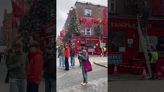 Temple bar Dublin Ireland 🇮🇪 ☘️ dublin dublincity dublinireland ireland shorts [upl. by Earazed]