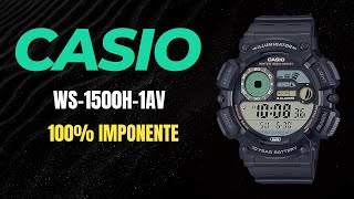 RELOJ Casio Iluminator Luz LED WS1500H1AV para hombre [upl. by Pavior]