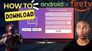 How to download and install IPTV Smarters on Android TV FireStick and FireTV 2024 [upl. by Hinckley466]